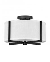 Hinkley Merchant 41706BK - Medium Semi-Flush Mount