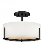 Hinkley Merchant 47571BK - Medium Semi-Flush Mount