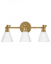 Hinkley Merchant 51183HB - Medium Adjustable Three Light Vanity