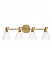 Hinkley Merchant 51184HB - Large Adjustable Four Light Vanity