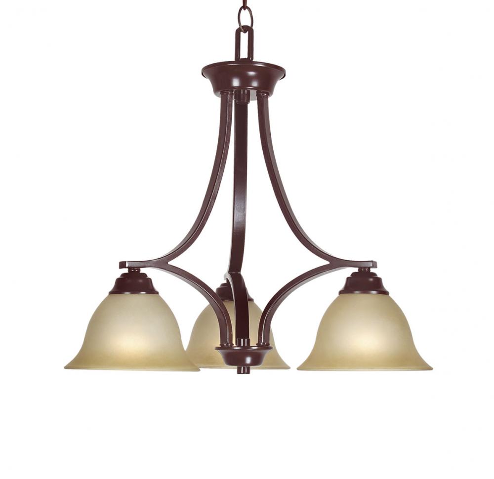 Bronze Down Chandelier