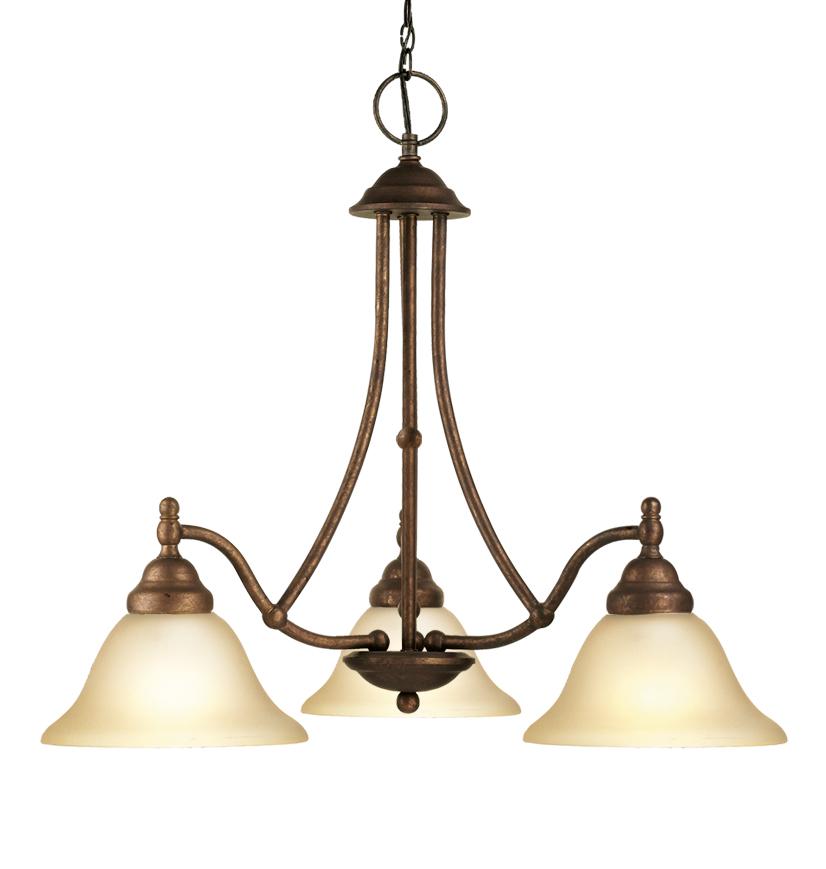 Bronze Down Chandelier