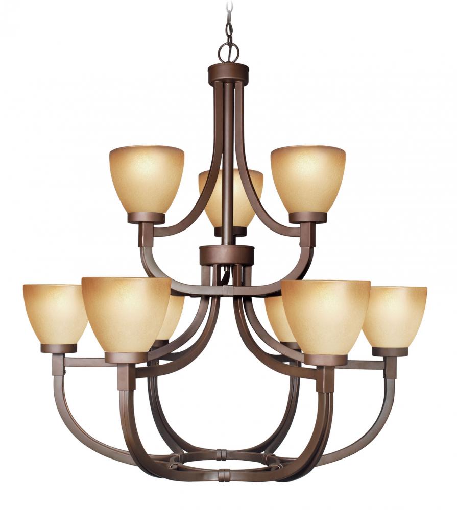 Bronze Up Chandelier