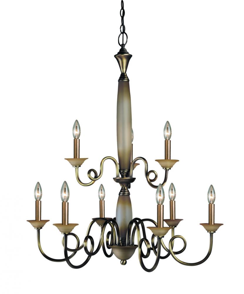 Brass Up Chandelier