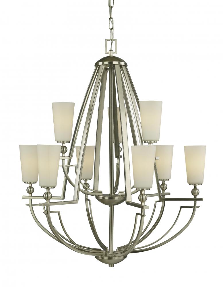 Nickel Up Chandelier