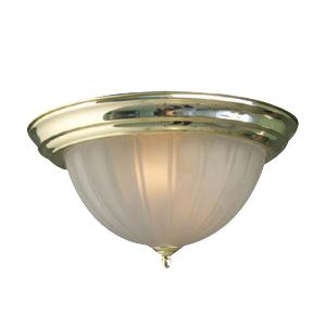 Brass Bowl Flush Mount