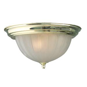 Brass Bowl Flush Mount