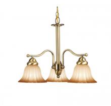 Woodbridge 10020-CBR - Brass Down Chandelier