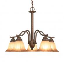 Woodbridge 10021-MBZ - Bronze Down Chandelier