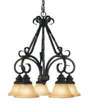 Woodbridge 12052-TOR - Bronze Down Chandelier