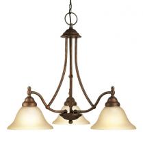 Woodbridge 12085-MBZ - Bronze Down Chandelier