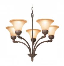 Woodbridge 12126-RBZ - Bronze Up Chandelier