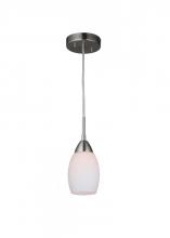 Woodbridge 13223STN-C20401 - Woodbridge Lighting 15723STN-C20401 Venezia Opal Mini-pendant