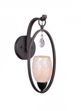 Woodbridge 15741MEB-C20407 - Woodbridge Lighting 15741MEB-C20407 Olivia Pearl Wall Sconce