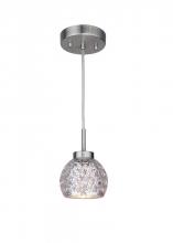 Woodbridge 16323STN-C00514 - Woodbridge Lighting 16323STN-C00514 Charlotte Mini-pendant