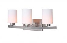 Woodbridge 16353STN-C10455 - Woodbridge Lighting 16353STN-C10455 Charlotte 3-light Bath