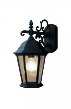 Woodbridge 61012-BKP - Black Wall Lantern