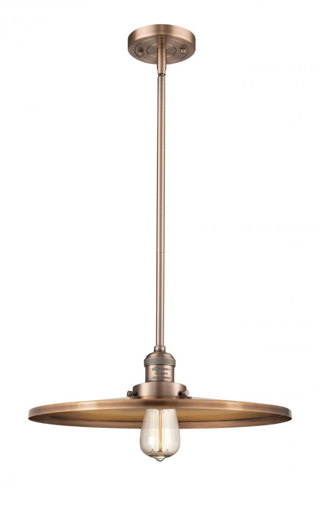 Appalachian - 1 Light - 16 inch - Antique Copper - Stem Hung - Mini Pendant