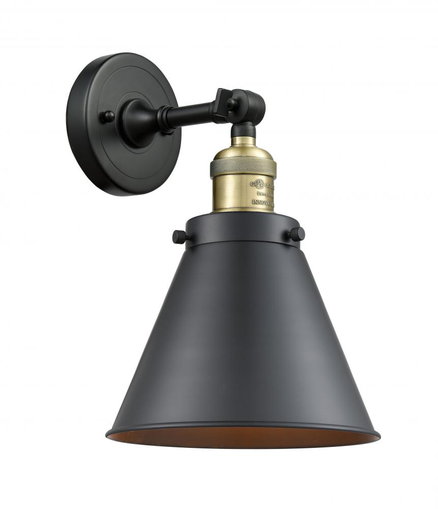 Appalachian - 1 Light - 8 inch - Black Antique Brass - Sconce