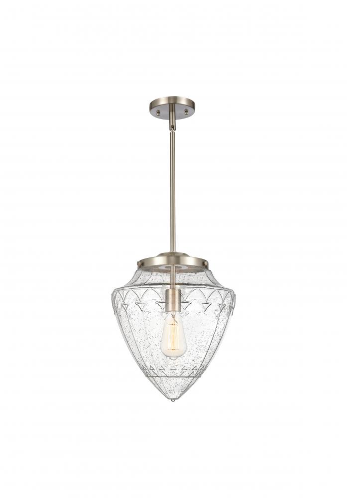 Beacon - 1 Light - 16 inch - Brushed Satin Nickel - Stem Hung - Pendant