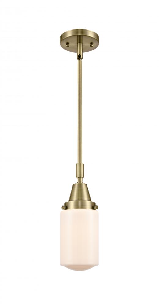 Dover - 1 Light - 5 inch - Antique Brass - Mini Pendant