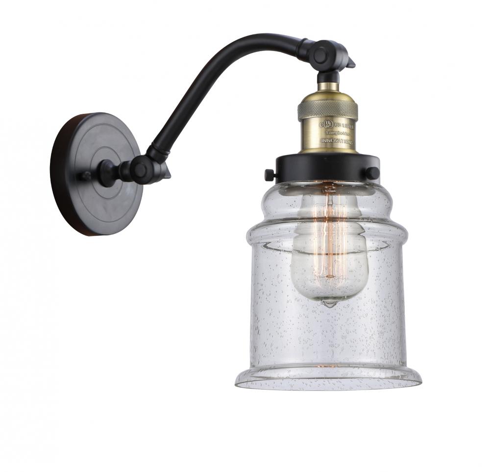 Canton - 1 Light - 6 inch - Black Antique Brass - Sconce