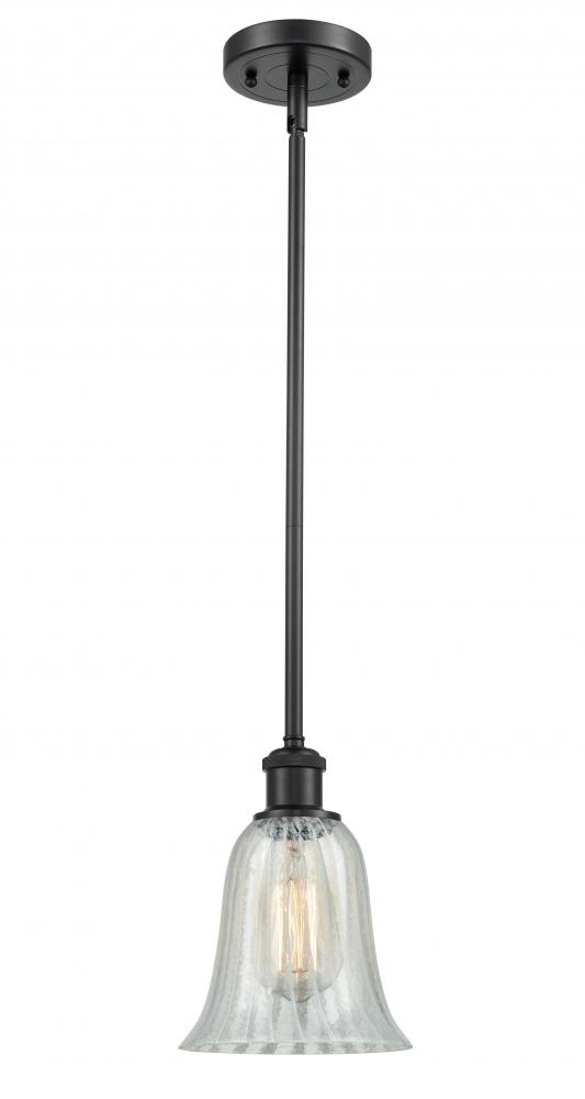 Hanover - 1 Light - 6 inch - Matte Black - Mini Pendant