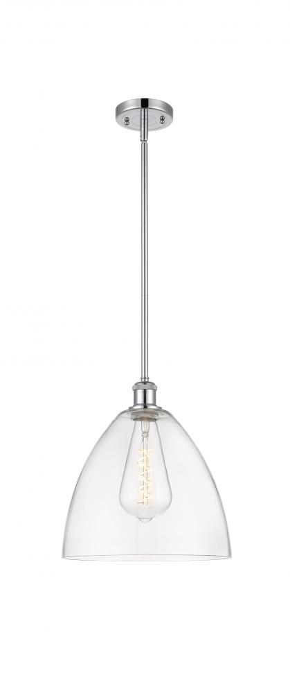 Bristol - 1 Light - 12 inch - Polished Chrome - Mini Pendant