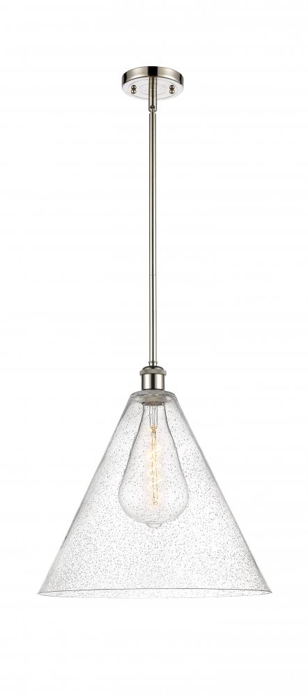 Berkshire - 1 Light - 16 inch - Polished Nickel - Pendant