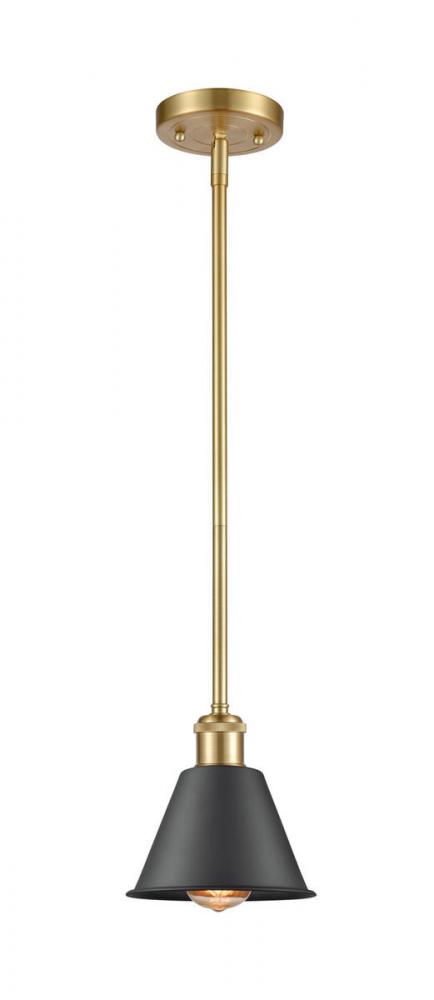 Smithfield - 1 Light - 7 inch - Satin Gold - Mini Pendant