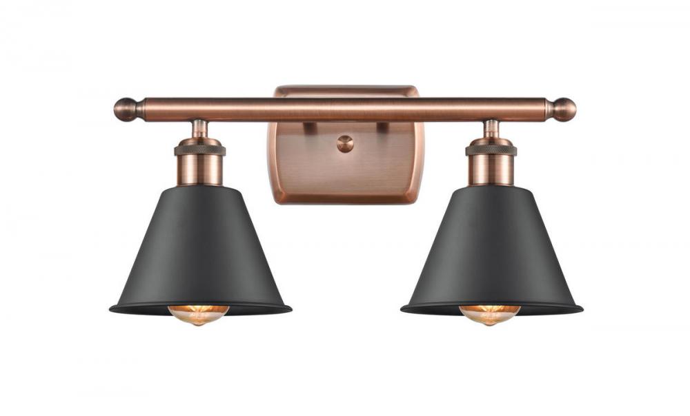 Smithfield - 2 Light - 17 inch - Antique Copper - Bath Vanity Light