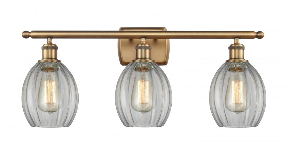 Eaton - 3 Light - 26 inch - Brushed Brass - Bath Vanity Light