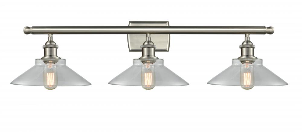 Orwell - 3 Light - 28 inch - Brushed Satin Nickel - Bath Vanity Light