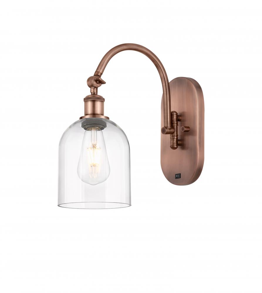 Bella - 1 Light - 6 inch - Antique Copper - Sconce