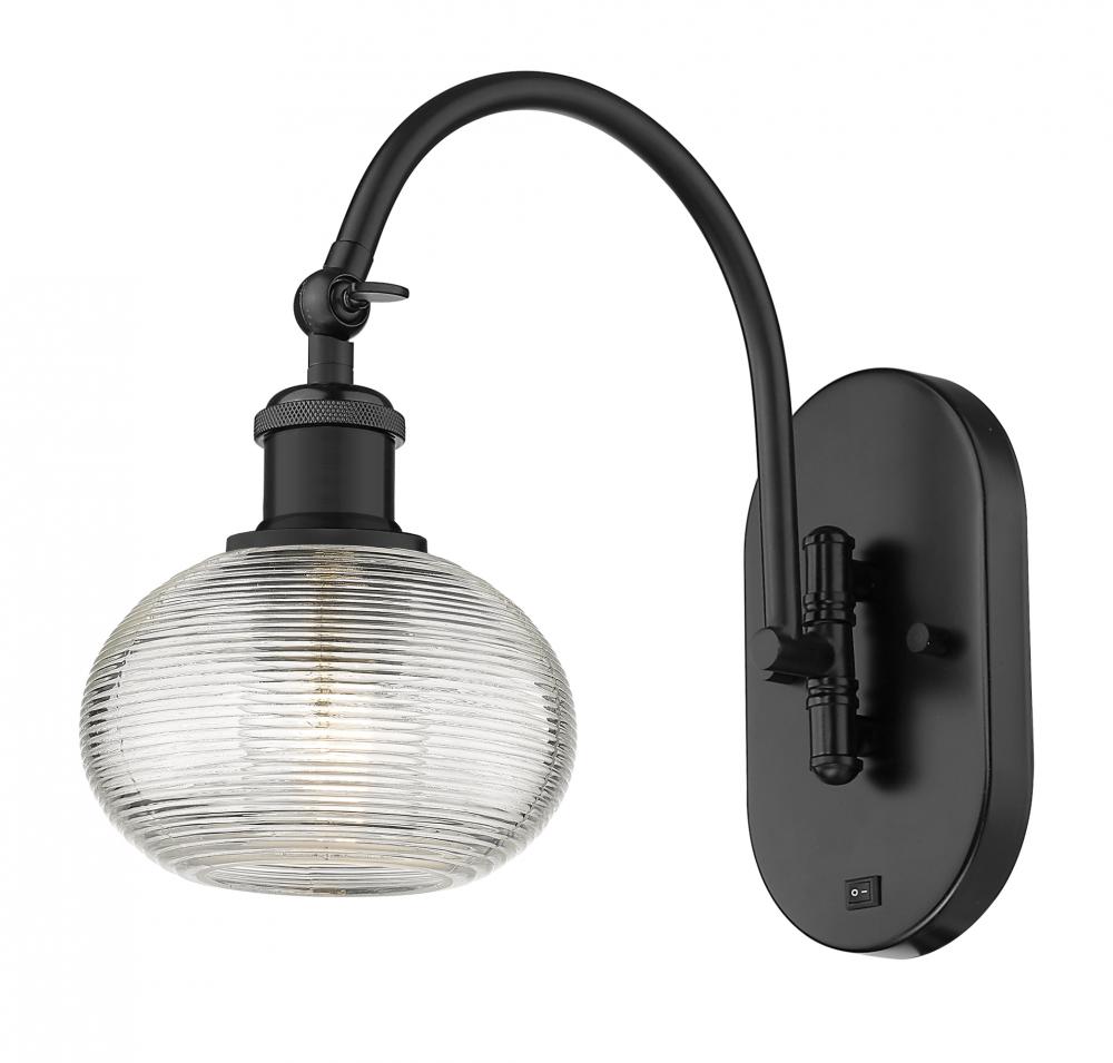 Ithaca - 1 Light - 6 inch - Matte Black - Sconce