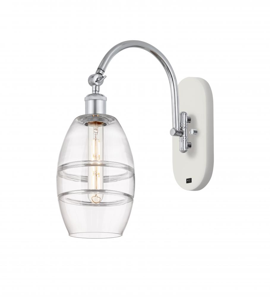 Vaz - 1 Light - 6 inch - White Polished Chrome - Sconce