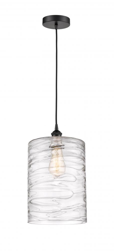 Cobbleskill - 1 Light - 9 inch - Matte Black - Cord hung - Mini Pendant