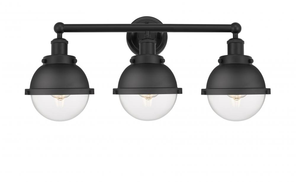 Hampden - 3 Light - 25 inch - Matte Black - Bath Vanity Light