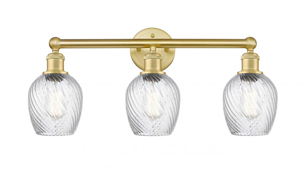 Salina - 3 Light - 24 inch - Satin Gold - Bath Vanity Light