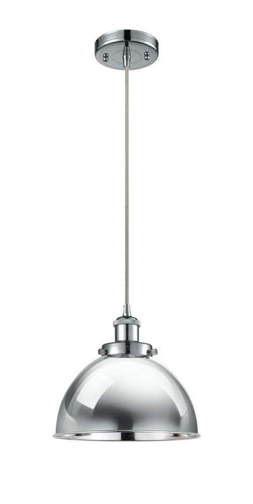 Derby - 1 Light - 10 inch - Polished Chrome - Cord hung - Mini Pendant