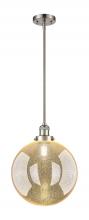 Innovations Lighting 201S-SN-G208-12 - Beacon - 1 Light - 12 inch - Brushed Satin Nickel - Stem Hung - Mini Pendant