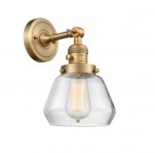 Innovations Lighting 203SW-BB-G172 - Fulton - 1 Light - 7 inch - Brushed Brass - Sconce