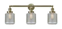 Innovations Lighting 205-AB-G262-LED - Stanton - 3 Light - 32 inch - Antique Brass - Bath Vanity Light