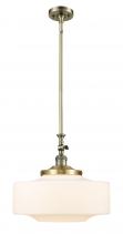 Innovations Lighting 206-AB-G691-16-LED - Bridgeton - 1 Light - 16 inch - Antique Brass - Stem Hung - Mini Pendant