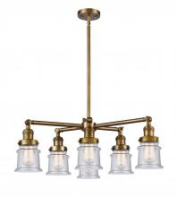 Innovations Lighting 207-6CR-BB-G184S - Small Canton 6 Light Chandelier