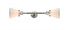 Innovations Lighting 208L-SN-G61 - Cone - 2 Light - 6 inch - Brushed Satin Nickel - Bath Vanity Light