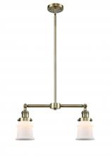 Innovations Lighting 209-AB-G181S-LED - Canton - 2 Light - 21 inch - Antique Brass - Stem Hung - Island Light