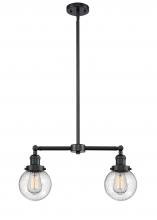 Innovations Lighting 209-OB-G204-6 - Beacon - 2 Light - 23 inch - Oil Rubbed Bronze - Stem Hung - Island Light