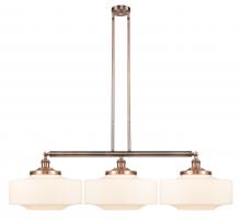 Innovations Lighting 213-AC-G691-16-LED - Bridgeton - 3 Light - 50 inch - Antique Copper - Stem Hung - Island Light