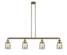 Innovations Lighting 214-AB-G58-LED - Bell - 4 Light - 50 inch - Antique Brass - Stem Hung - Island Light